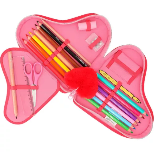 Penar Echipat Top Model, inima One Love, roz, 4,5 x 25 x 20 cm