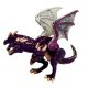 Figurina dragon cu trei capete Dragon Flying, mov