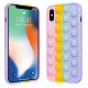 Husa antistres tip Pop It! pentru iPhone XR, multicolora