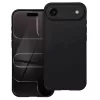 Husa Apple iPhone 17 Air, Luxury Silicone, catifea in interior, protectie camere, neagra