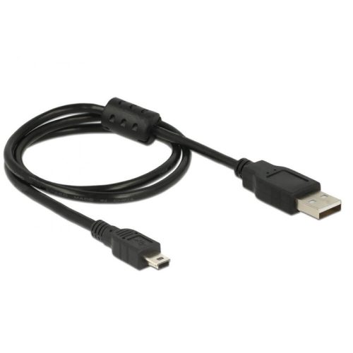 Cablu de date si incarcare USB 2.0 to MiniUSB, 1.5 metri, negru
