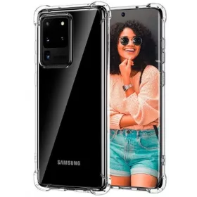   Husa Samsung Galaxy S20 Ultra, TPU transparent, intarituri in colturi, grosime 1,5 mm