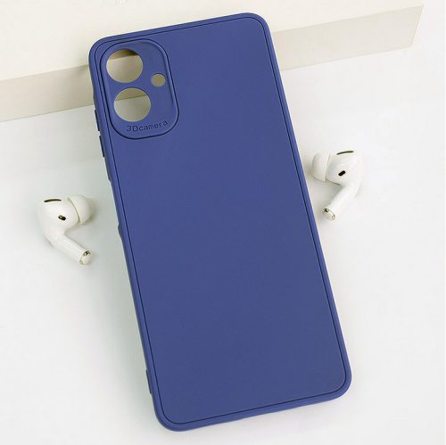 Husa Samsung Galaxy A06, Matt TPU My Choice, silicon moale, albastra