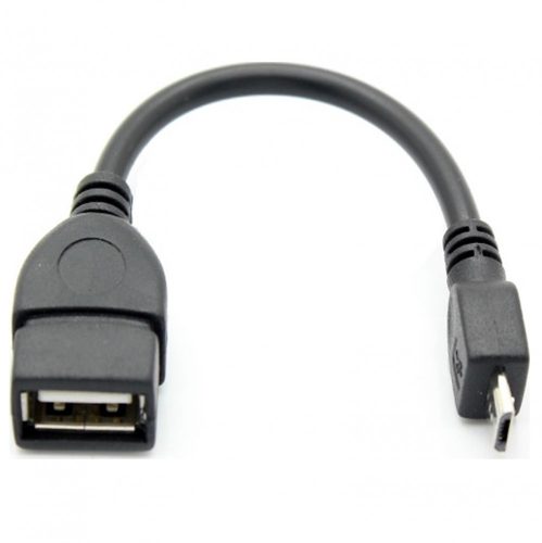 Cablu OTG MicroUSB, negru