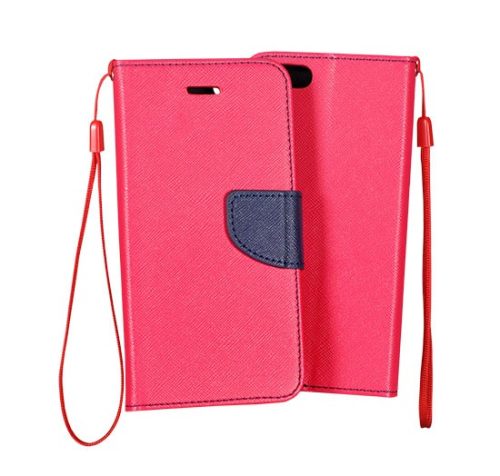 Husa tip carte Fancy Case pentru Apple iPhone 7 / 8, inchidere magnetica, roz