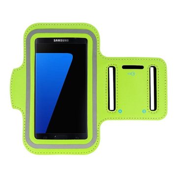  Husa Sport Armband / suport de brat pentru Huawei P40/iPhone 11/11Pro/12/12Pro/Sam S10/S20 (5,5 inch), verde lemon