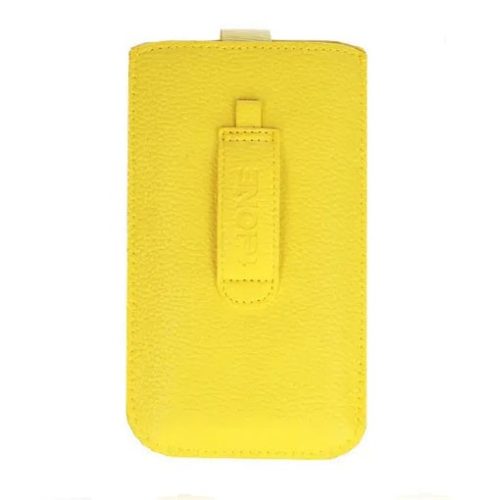 Husa protectie tip pouch iPhone / Samsung / Huawei, galbena