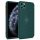 Husa Breath Case pentru Apple iPhone 12 Mini (5.4), silicon moale cu perforatii, verde