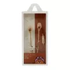 Casti audio cu microfon CONY CS-180, design funny, galbene