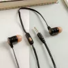 Casti audio cu microfon CONY CS-180, design funny, galbene