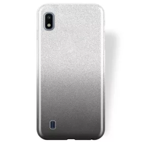   Husa Luxury Glitter Gradient pentru Huawei Y5P, negru cu argintiu
