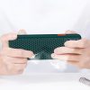 Husa Breath Case pentru Apple iPhone 7/8/SE (2020), silicon moale cu perforatii, albastru navy