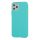 Husa de protectie Button TPU pentru Huawei Y5P, silicon moale, verde mint cu butoane galbene