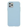 Husa de protectie Button TPU pentru Apple iPhone 11 Pro, silicon moale, albastru pal cu butoane verzi