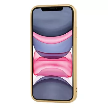 Husa de protectie Jelly All Day pentru Apple iPhone 12 Mini, silicon jelly auriu