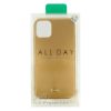 Husa de protectie Jelly All Day pentru Apple iPhone 12 Mini, silicon jelly auriu