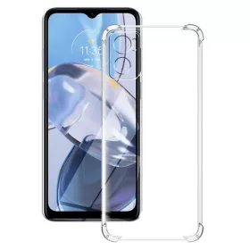   Husa Motorola Moto E22, TPU transparent, intarituri in colturi, grosime 1,5 mm