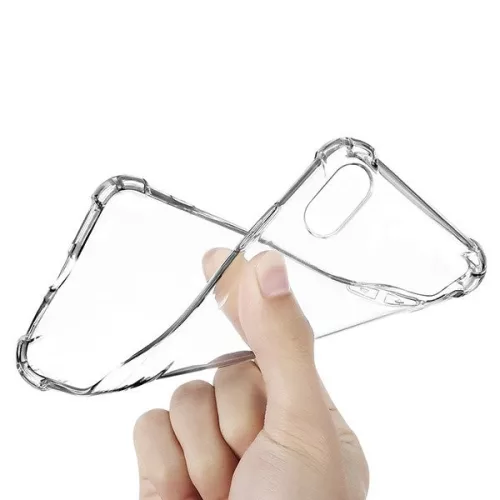 Husa Motorola Moto E13, TPU transparent, intarituri in colturi, grosime 1,5 mm