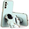 Husa Samsung Galaxy A33 5G, Astronaut Case, protectie camera, functie stand expunere, albastru mint