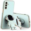 Husa Xiaomi Redmi Note 12 4G, Astronaut Case, protectie camera, functie stand expunere, albastru mint