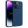 Husa Apple iPhone 15 Pro Max, Matt TPU, silicon moale, protectie camera, albastra