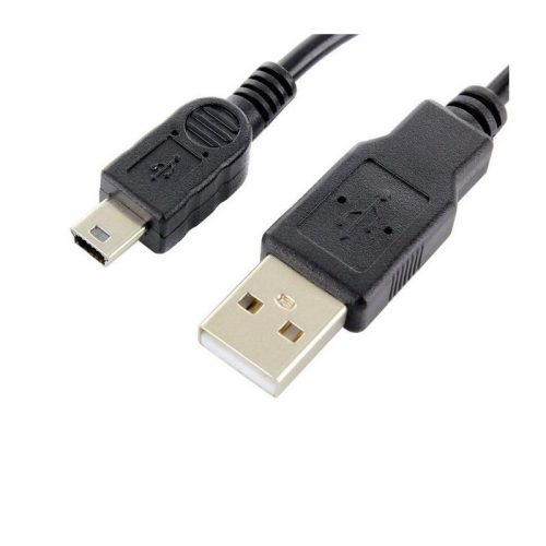 Cablu de date si incarcare Mini USB Forever, 1 metru, negru