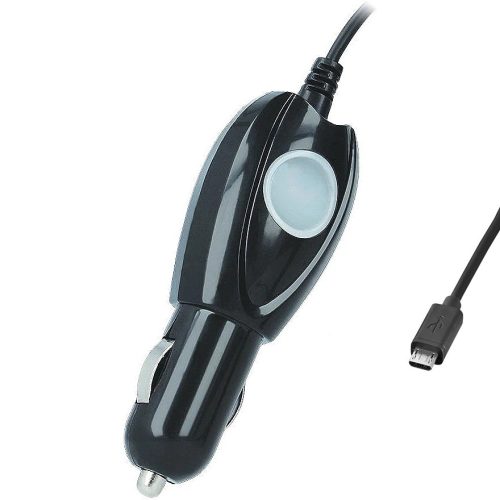 Incarcator auto Setty, cablu MicroUSB spiralat, 1A, negru