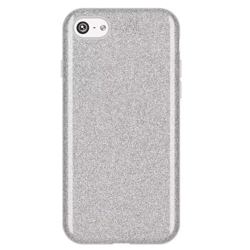 Husa Luxury Glitter pentru Apple iPhone 7/8, argintie