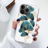 Husa Apple iPhone 15 Pro, Gold Glam, Leaves