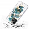 Husa Apple iPhone 15 Pro, Gold Glam, Leaves