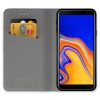 Husa Smart Magnet Case pentru Samsung Galaxy J6 2018, inchidere magnetica, neagra 