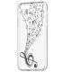 Husa de protecție pentru iPhone 6/6S, TPU transparent, model Music 2