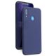 Husa Huawei P Smart 2019 Matt TPU, silicon moale, albastru inchis
