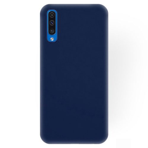 Husa Samsung Galaxy A70 Matt TPU, silicon moale, albastru inchis