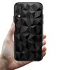 Husa protectie pentru Samsung Galaxy A40, TPU negru cu textura origami