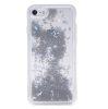 Husa de protectie pentru Apple iPhone X/XS, lichid si litere argintii