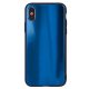 Husa Shinny Aurora pentru Apple iPhone 11, spate din sticla, dark blue