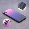 Husa Shinny Aurora pentru Apple iPhone 11 Pro Max, spate din sticla, pink/black