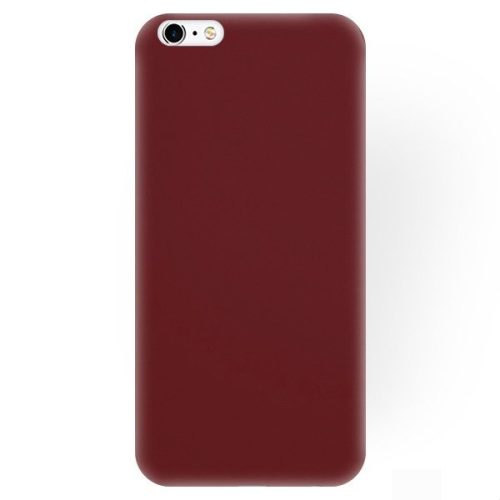 Husa Apple iPhone 6/6S Matt TPU, silicon moale, rosu burgundy