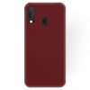 Husa Samsung Galaxy A40 Matt TPU, silicon moale, rosu burgundy