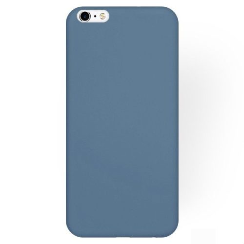 Husa Apple iPhone 6/6S Matt TPU, silicon moale, albastru nisipos