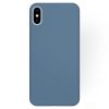 Husa Apple iPhone X/XS Matt TPU, silicon moale, albastru nisipos