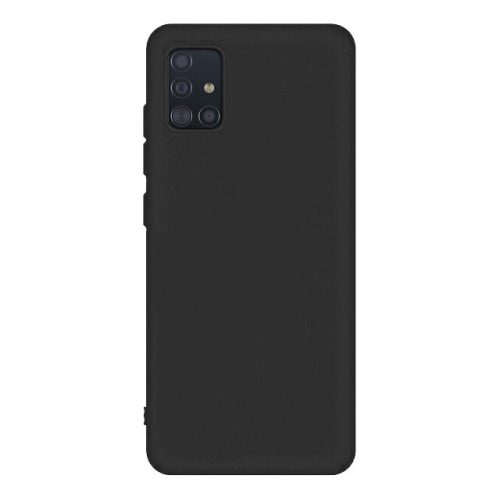 Husa Samsung Galaxy A51 Matt TPU, silicon moale, negru