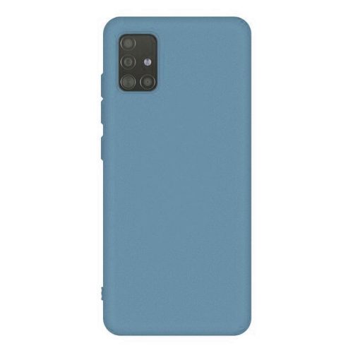 Husa Samsung Galaxy A51 Matt TPU, silicon moale, albastru nisipos