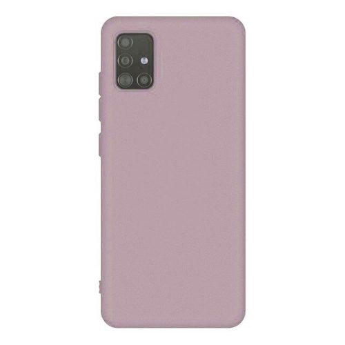 Husa Samsung Galaxy A71 Matt TPU, silicon moale, roz pal