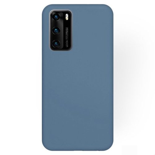 Husa Huawei P40 Matt TPU, silicon moale, albastru nisipos
