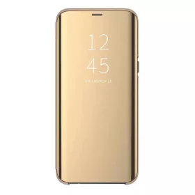 Husa Huawei Y5P Mirror Clear View, aurie