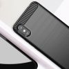 Husa de protectie Carbon Stripe pentru Xiaomi Redmi 9A / 9AT, silicon moale, negru