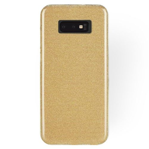 Husa Luxury Glitter pentru Samsung Galaxy S20, aurie