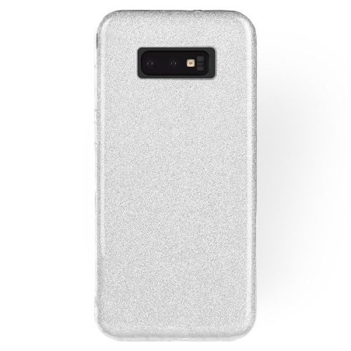 Husa Luxury Glitter pentru Samsung Galaxy S20 Plus / S11, argintie
